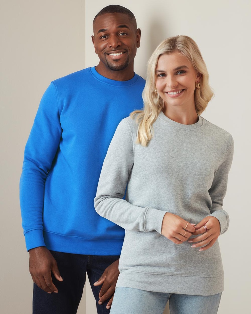 Bluza Unisex z Elastycznymi Mankietami - Black Opal