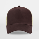 Czapka Trucker Snapback 5-Panelowa - Chocolate & Caramel