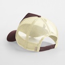 Czapka Trucker Snapback 5-Panelowa - Chocolate & Caramel
