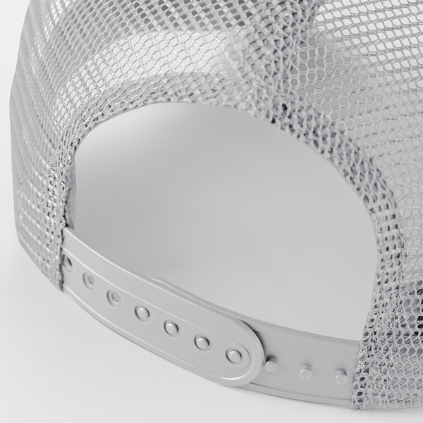 Czapka Trucker Snapback 5-Panelowa - Burgundy & Light Grey