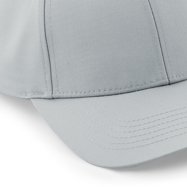 Czapka 6‑panelowa z zakrzywionym daszkiem - Light Grey