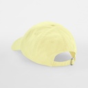 Czapka bawełniana 6-panelowa z zakrzywionym daszkiem - Pastel Lemon