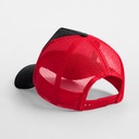 Czapka Trucker Snapback 5-Panelowa - Black & Classic Red