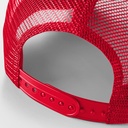 Czapka Trucker Snapback 5-Panelowa - Black & Classic Red