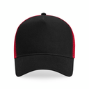 Czapka Trucker Snapback 5-Panelowa - Black & Classic Red