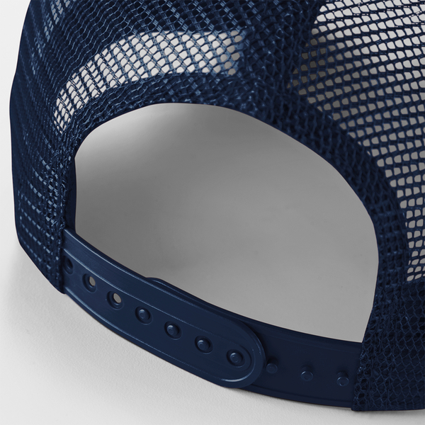 Czapka Trucker Snapback 5-Panelowa - French Navy & White