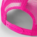 Czapka Trucker Snapback 5-Panelowa - Black & Fuchsia