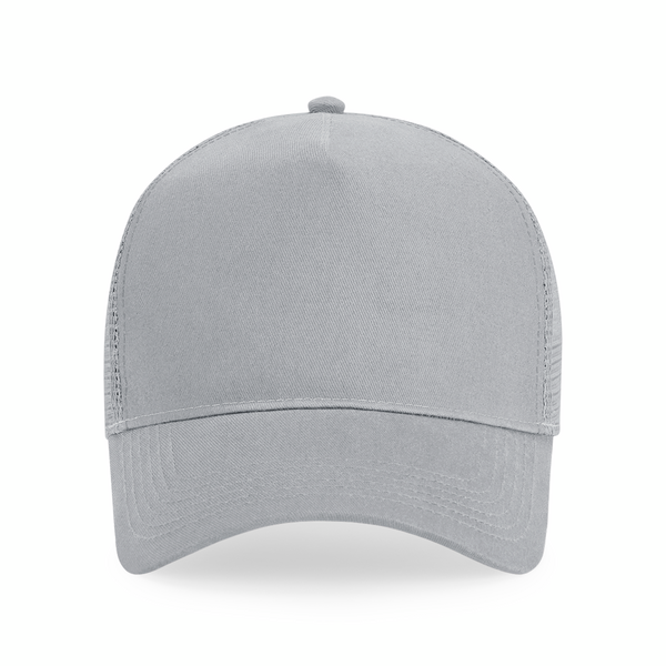 Czapka Trucker Snapback 5-Panelowa - Light Grey