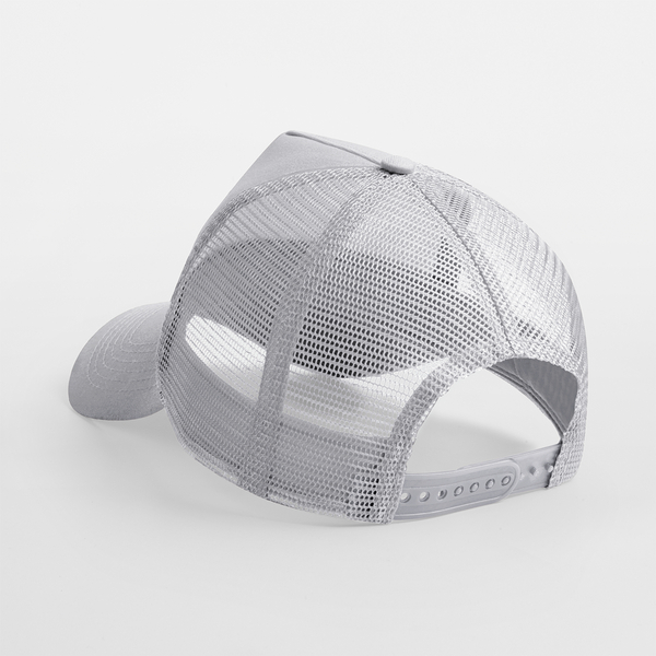Czapka Trucker Snapback 5-Panelowa - Light Grey