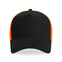 Czapka Trucker Snapback 5-Panelowa - Black & Orange
