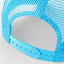 Czapka Trucker Snapback 5-Panelowa - Black & Surf Blue