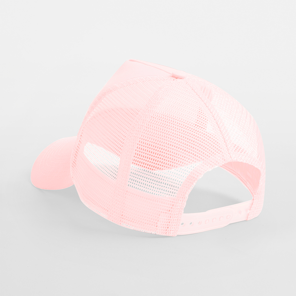 Czapka Trucker Snapback 5-Panelowa - Pastel Pink