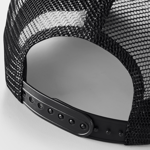 Czapka Trucker Snapback 5-Panelowa - Black & White