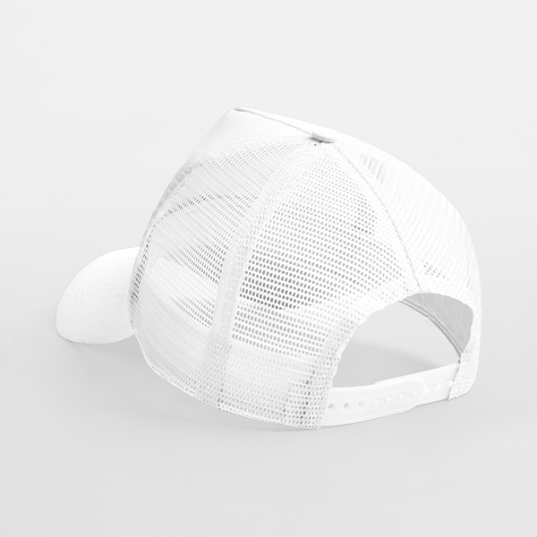Czapka Trucker Snapback 5-Panelowa - White
