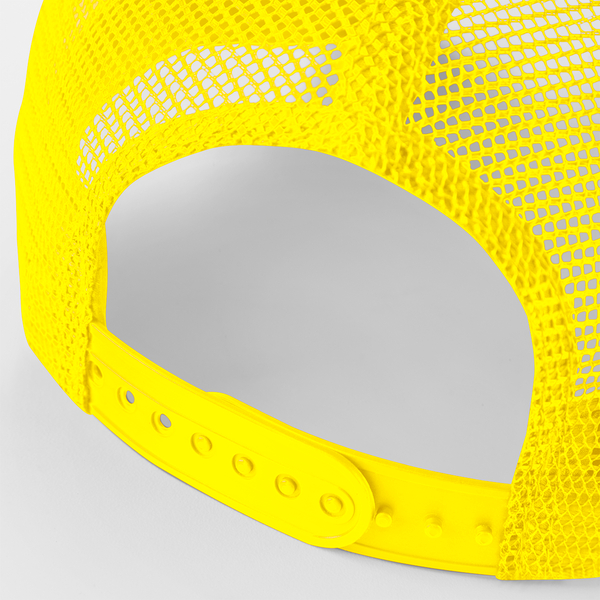 Czapka Trucker Snapback 5-Panelowa - Black & Yellow