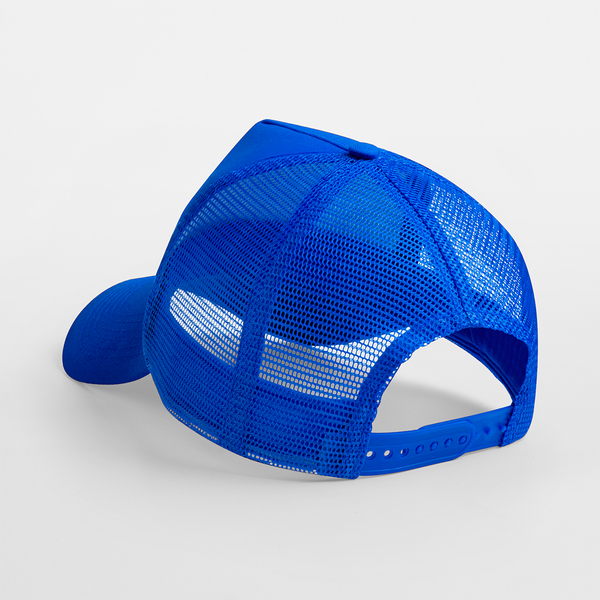 Czapka Trucker Snapback 5-Panelowa - Bright Royal