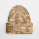 Gruba dzianinowa czapka z wywijanym mankietem - Espresso Haze