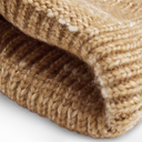 Gruba dzianinowa czapka z wywijanym mankietem - Espresso Haze