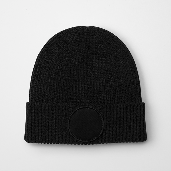 Czapka z łatką z recyklingu - Black