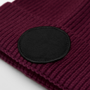 Czapka z łatką z recyklingu - Burgundy & Black