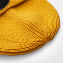 Czapka z łatką z recyklingu - Mustard & Black