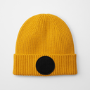 Czapka z łatką z recyklingu - Mustard & Black