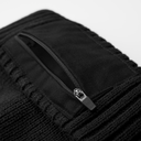 Czapka beanie z kieszonką na zamek - Black