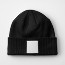 Czapka z naszywką z recyklingu - Black & White