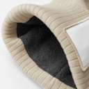 Czapka z naszywką z recyklingu - Oatmeal & White