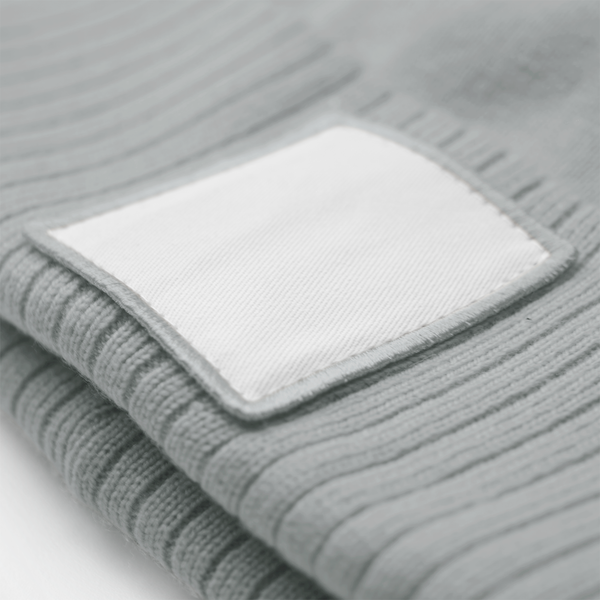 Czapka z naszywką z recyklingu - Ash & White