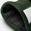 Czapka z naszywką z recyklingu - Olive Green & White