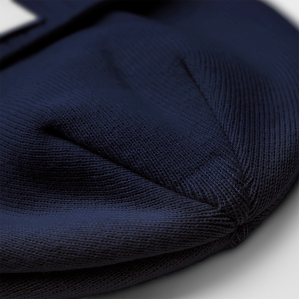 Czapka z naszywką z recyklingu - Oxford Navy & White