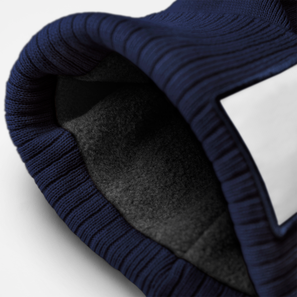 Czapka z naszywką z recyklingu - Oxford Navy & White