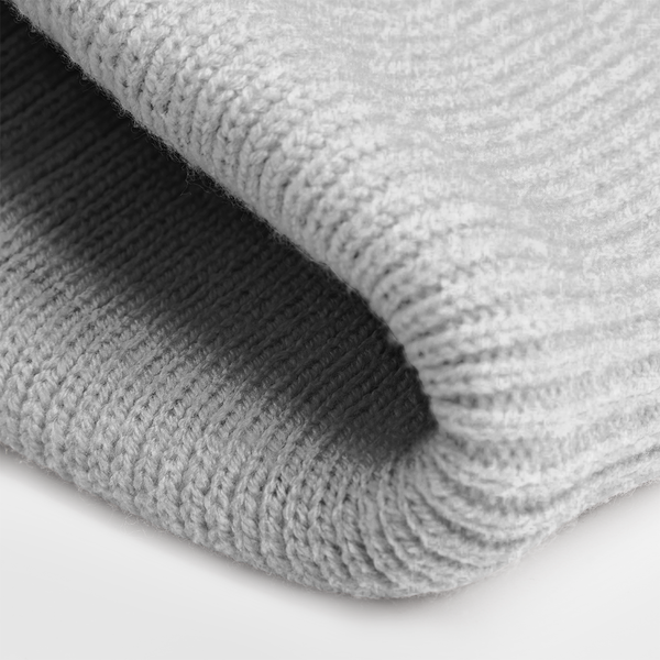 Czapka prążkowana z szerokim mankietem - Cloud Grey