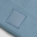 Czapka prążkowana z szerokim mankietem - Dusty Blue