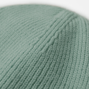 Czapka prążkowana z szerokim mankietem - Dusty Green