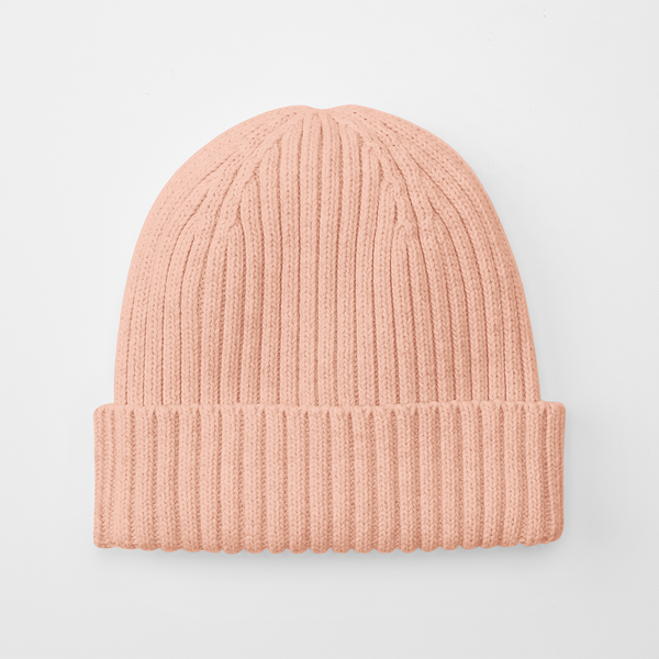 Dziecięca Czapka z Bawełny Organicznej - Peach