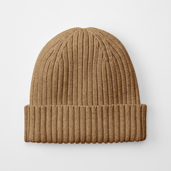 Dziecięca Czapka z Bawełny Organicznej - Biscuit