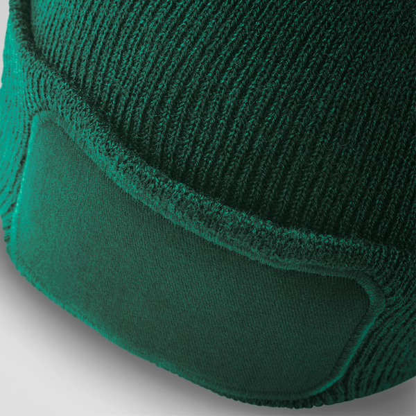 Czapka dwuwarstwowa z wywijanym brzegiem - Bottle Green