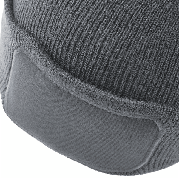 Czapka dwuwarstwowa z wywijanym brzegiem - Graphite Grey