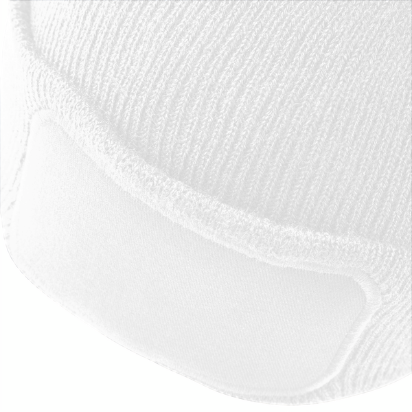 Czapka dwuwarstwowa z wywijanym brzegiem - White