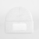 Czapka dwuwarstwowa z wywijanym brzegiem - White