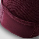 Czapka dwuwarstwowa z wywijanym brzegiem - Burgundy