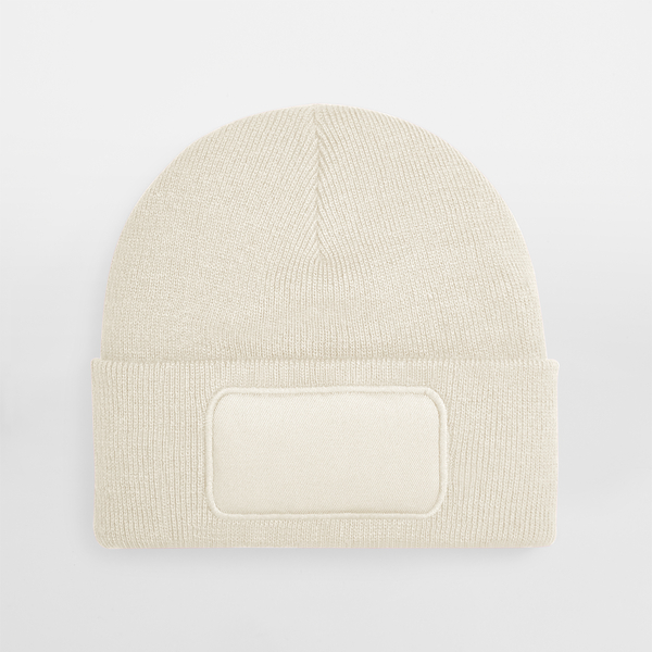 Czapka dwuwarstwowa z wywijanym brzegiem - Almond