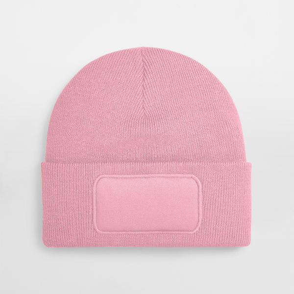 Czapka dwuwarstwowa z wywijanym brzegiem - Dusky Pink