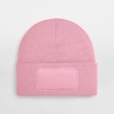 Czapka dwuwarstwowa z wywijanym brzegiem - Dusky Pink