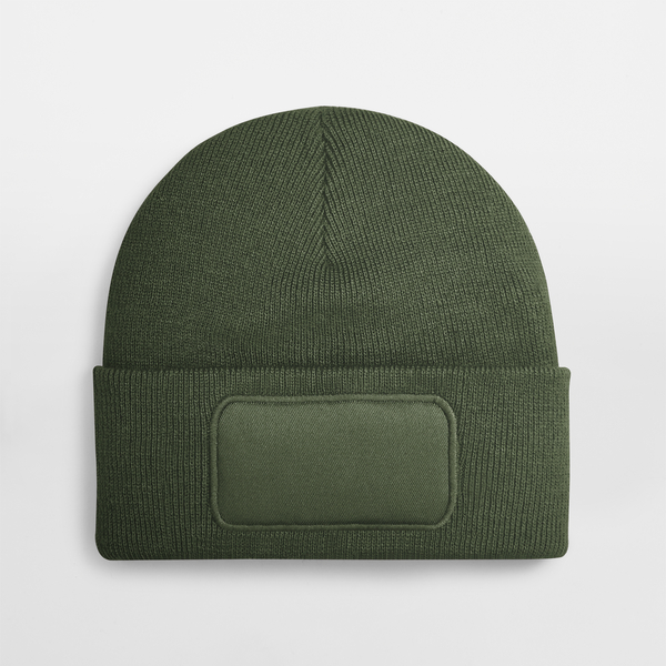 Czapka dwuwarstwowa z wywijanym brzegiem - Olive Green