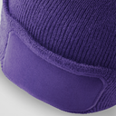 Czapka dwuwarstwowa z wywijanym brzegiem - Purple