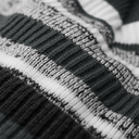 Czapka sportowa z pomponem i wywijanym mankietem - Black & Graphite Grey