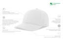 Czapka bawełniana z zakrzywionym daszkiem - Royal & White - shared model image